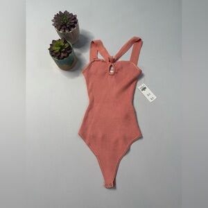 Abercrombie & Fitch Twist Halter Bodysuit NWT Size S